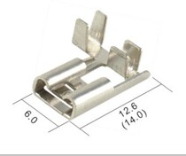 DJ627-D4 8A microwave oven series Terminal car connector 4 8 bending spring 4 8 Flag Spring