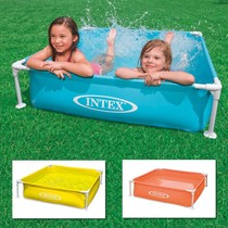 USA INTEX-57173 Mini Square Pipe Rack Pool Childrens Paddling Pool Ocean Ball Pool Villa Pool