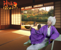 Custom-made Genki girl fate knot god Fox demon god make Ba Wei cosplay kimono Ba Wei 3-piece set