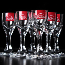 Czech Republic imported RONA crystal glass white wine glass spirits glass small glass 3 money glass mouthful glass Shochu glass