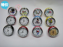 New mini clock creative desktop clock pocket clock computer clock fashion car clock color random
