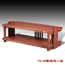 Yinyue Huidian YS-2B film and television double two solid wood rack Audio rack Equipment rack Power amplifier rack