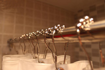 Recommended Five Everest smooth stainless steel metal bright silver bath curtain ring 16 curtains matching bath curtain rods more suitable