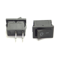  Black KCD1-11 Boat switch 2-pin rocker power boat switch 250VAC 125VAC