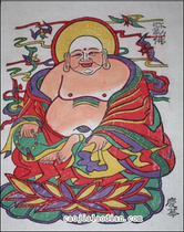 ) Non-Material Cultural Heritage) The Town of Zhu Xianzhen) Wood Edition years painting the Millver RMB32  One painting)