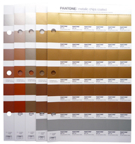 PANTONE color pass color card metal color powder color special single page color ticket (8 9 10 character head color number)