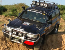 CXK4500 CXK4500 FJ80 LC80 LC80 Changfeng Cheetah Black Wolverine Loaded Heavy Luggage Rack Roof Rack Luggage Frame