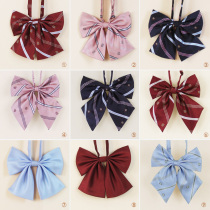 JK uniform collar deep blue crown bow tie college wind and sun system collar bow tie school uniform bow tie
