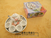 Childrens Puzzle Over Home Mini Tea Set Kung Fu Ceramic Suit Kitchen Pocket Tea Set Decorations Hem Accessories