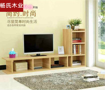 Living room TV cabinet simple combination modern fashion LCD TV cabinet coffee table pastoral video cabinet customization