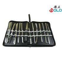 Deli kitchen carving knife 13-piece set stainless food carving knife set with knife cover