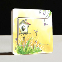 Fashion creative Korean style color switch stickers pastoral scenery pop fancy series switch stickers 5 optional