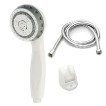 Hand-held shower head shower head white set round multi-function shower shower head removal and washing durable shower household