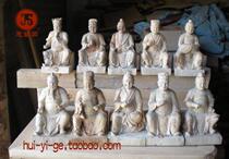 Sixty Jiazi White Blank 01 60 yuan Chen lacquer thread carving gold wood carving Buddha statue 20cm