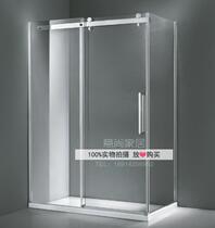 304 stainless steel brushed shower room square shower room L-shaped shower room two sliding doors with corner