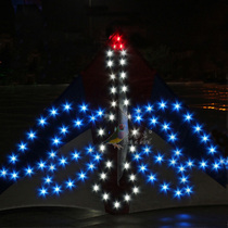 Weifang luminous kite luminous LED umbrella Swan kite new adult children cartoon kite reel