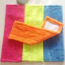 Huiwanju microfiber coral velvet mop replacement cloth head Mop cloth cover does not lose hair does not fade