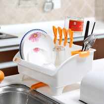 Japan inomata Kitchen Racks for dishwashing dishes Shelf Dish Racks Drain Basket Kitchenette Containing Drain Pan