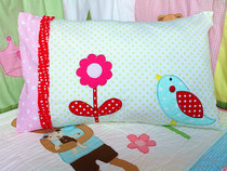 Hot sale classic pillowcase single cotton pillowcase cotton children adult women 48 * 74cm owl