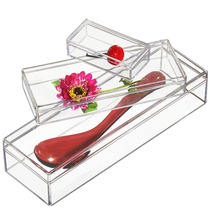 ps transparent plastic box long strip World cover product display box packaging box with lid storage box