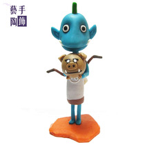 Art hand pottery decoration World of Warcraft I call MT game animation soft pottery pure handmade inferior hunter home furnishings