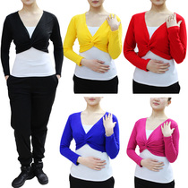Winter dance practice sweater sweater Pearl hemp Twist dance sweater practice training outside Square dance jacket