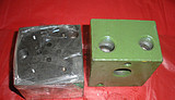 Hydraulic station standard valve plate Oil block Solenoid valve base plate 6 diameter 02 valve base plate