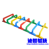 Direct selling kindergarten sports system training equipment toys children plastic hurdle combination 8 sets