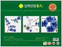 Spring cotton precision printing cross stitch 02257 orchid Huixin