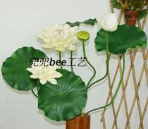 Simulation Lotus fake lotus foreign trade height simulation 8-Fork Big Lotus fake lotus branch realistic lotus flower art