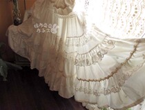 Passing through your world ~~ American country retro carved velvet French linen heavy industry lace curtain