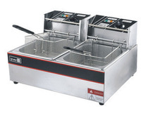Prince West Kitchen DF-82 desktop double cylinder double sieve electric fryer DF-82