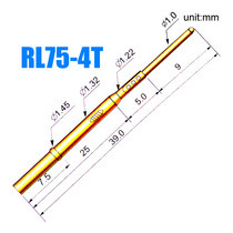 Huarong probe sleeve RL75-4T tail plug-in terminal type needle sleeve test syringe needle holder