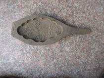 Special price centuries-old canon folk fruit and wood wood carved pasta noodles with mold Ruyi auspicious lotus figure 1