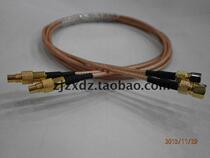 RF pure copper gold-plated outer screw inner needle SMC-JK inner screw inner hole male-to-female coaxial transfer cable 30CM