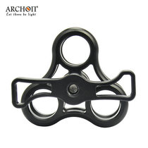  ARCHON Aotong Z11 three-hole butterfly clip ball head clip clamp clip Lamp arm accessories Photography fill light accessories