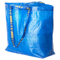 IKEA domestic Frata handling bag Woven bag shopping bag bag moving bag Medium large