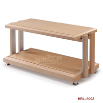 Yinyue Huidian rack FE HRL-5002 double two-layer solid wood audio rack Audio rack Equipment rack