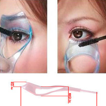 Solid crystal three-in-one eyelash card eyelash brush Mascara Brush Eyelash Assistant mascara bezel