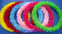 Hard ring steel wire flower Round wreath Flower strip exercise props Games opening ceremony wreath All kinds of hand-held steel wire wreath
