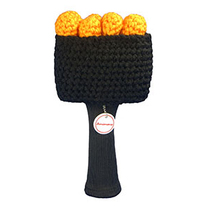 AMIMONO _ Handmade Cute Salmon Seed Sushi Golf Road Wooden Cover(F715-A)