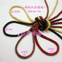 6-7mm Bacaihui special nylon round twist rope strap gift packaging diy hand decorative handbag drawstring