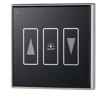 Wireless touch screen dimmer switch 3 keys 1 channel 86 single live wire smart home dimming panel accessories