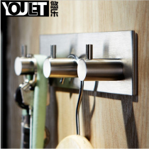 German stainless steel kitchen hook strong adhesive hook no trace nail-free coat rack door rear hanger bag adhesive hook