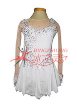 Ice spirit adult childrens figure skating suit performance suit figure skating gear skating training suit suit