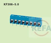 Corfa KF306-5 0mm stud screw-type PCB wiring terminal KF301 housing KF126 square buckle assembly