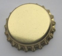 Beer crown bottle cap custom-made bottle cap DIY crafts Golden beer bottle cap crown cap Home-brewed beer