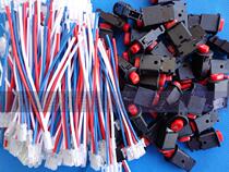 Electric motor electric car retrofit with wire double jump switch danger alarm flash switch overlights emergency light button