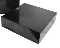 Natural Marble Granite stone pure black speaker small audio mm1 base desktop bottom