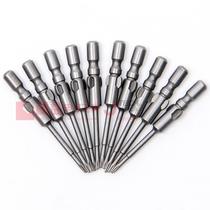 4*40 * T4 plum blossom electric batch head s2 alloy steel electric batch nozzle batch head plum blossom electric batch nozzle 4mm electric batch head